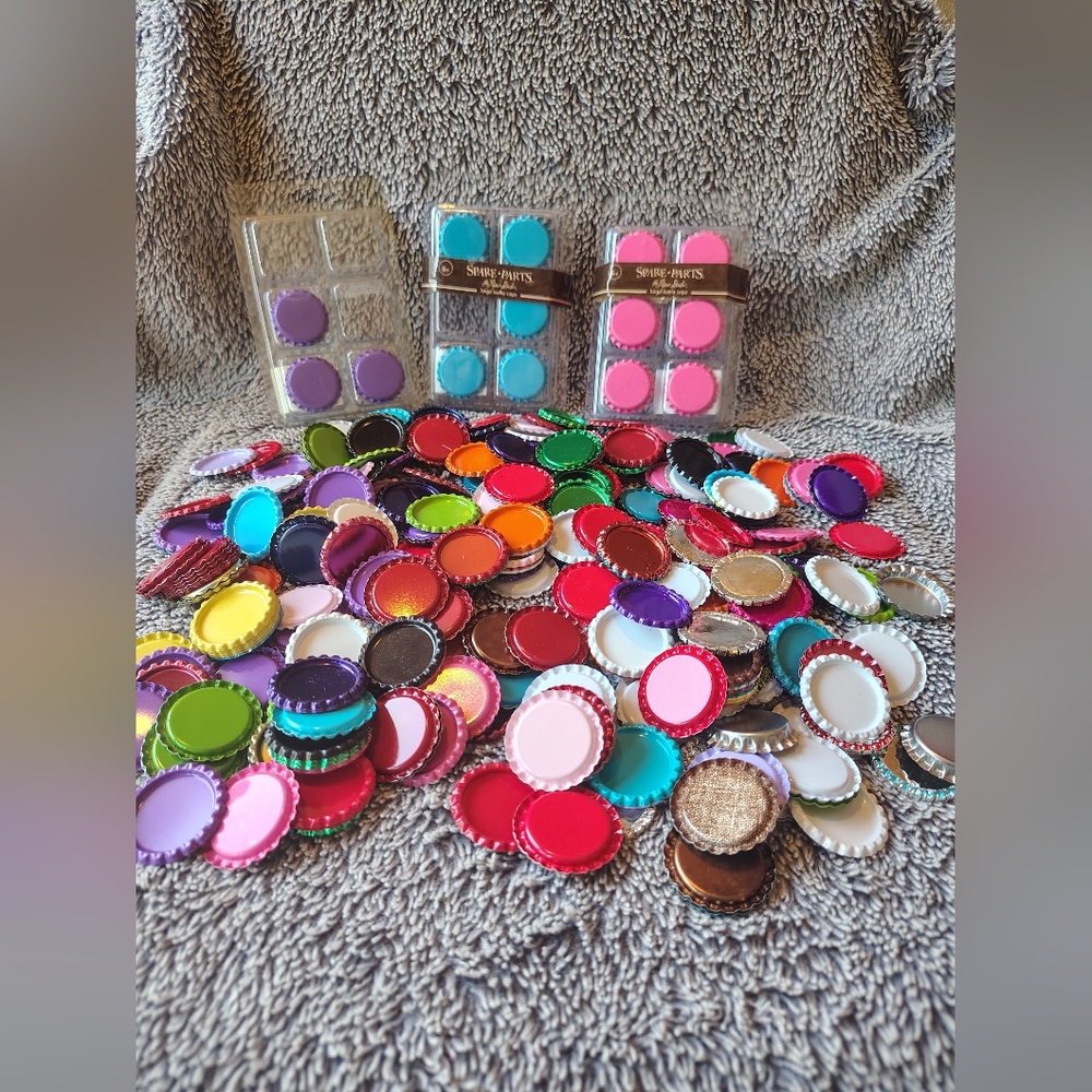 Lot Of Craft Bottle Caps